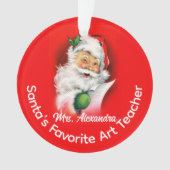 Père Noël Professeur personnalisé personnalisé pré (devant)