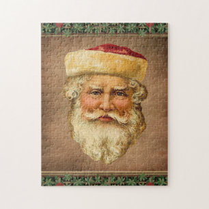 Père Noël Puzzle Vintage