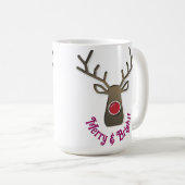 Père Noël & Reindeer Mugs - cadeaux de Noël (Devant droit)