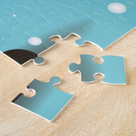 Père Noël & Reindeer Puzzle (Côté)