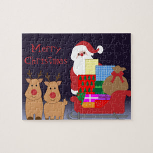 Père Noël & Reindeer Puzzle