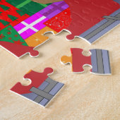 Père Noël & Reindeer Puzzle (Côté)