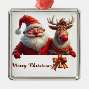 🎄 Père Noël Renne Noël Décoration Souvenir