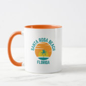 Père Noël Rosa Beach Floride Café Mug (Gauche)