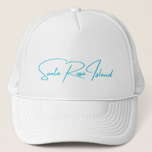 Père Noël Rosa Island Casquette Aqua Logo