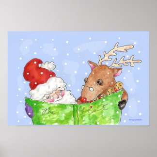 Père Noël, Rudolf et le Poster de la Liste