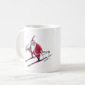 Père Noël Skiing mug (Devant gauche)