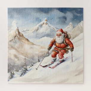 Père Noël Skiing Puzzle