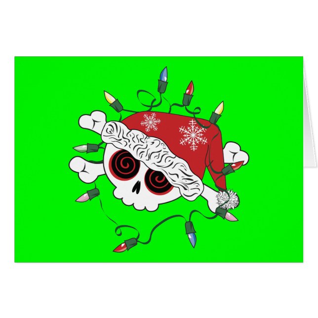 Père Noël Skull (Devant horizontal)