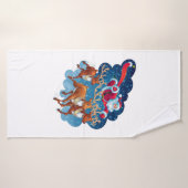 Père Noël Sleigh Adventure (Serviette de bain)