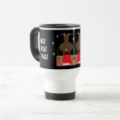 PÈRE NOËL SLEIGH & REINDEER CHRISTMAS VOYAGE MUG (Devant gauche)