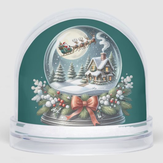 Père Noël Sleigh Ride in Snow Globe Wonderland (Avant)