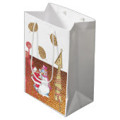 Père Noël Snowman Joyeux Noël Sacs cadeaux (Devant Angle)