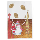 Père Noël Snowman Joyeux Noël Sacs cadeaux (Devant)