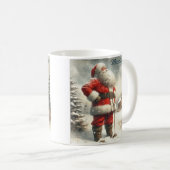Père Noël Solitude Café Mug (Devant droit)
