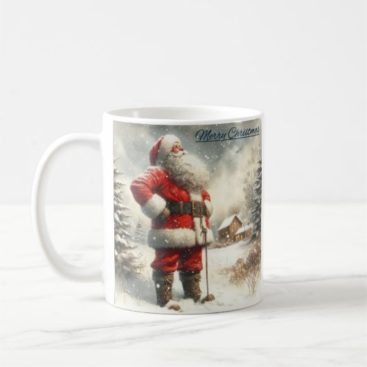 Père Noël Solitude Café Mug (Gauche)