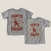 PÈRE NOËL SQUADE EN COULEUR ROUGE DISIGER SUR T (Design Recto & Verso)