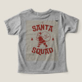 PÈRE NOËL SQUADE EN COULEUR ROUGE DISIGER SUR T (Design Verso)