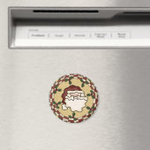 Père Noël St. Nick Christmas Magnet (In Situ (Lave-vaisselle))