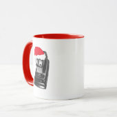 Père Noël Stapler Café Mug (Devant gauche)