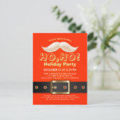 Père Noël Suit Noël Ho, Ho, Invitation de fête de  (Debout devant)