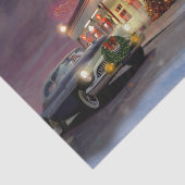 Père Noël sur le papier de soie de soie de (Détail)