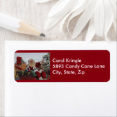 Père Noël sur les Étiquettes de adresse de parade (En situation)