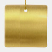 Père Noël sur un ornement de Noël de moto (Dos)