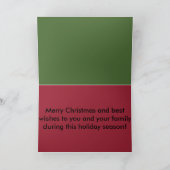 Père Noël sur une carte de Noël Harley (Intérieur)