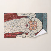 Père Noël Surpris (Serviette à main)