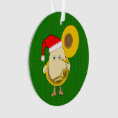 Père Noël Tuba Player Egghead (devant)
