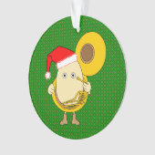 Père Noël Tuba Player Egghead (devant)