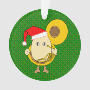 Père Noël Tuba Player Egghead