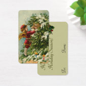 Père Noël victorienne et Fae Mini salutations ou é (Bureau)