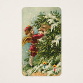Père Noël victorienne et Fae Mini salutations ou é (Devant)