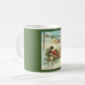 Père Noël Vintage Noël Mug de Noël (Devant gauche)