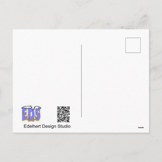 Père Noël volant sur un traîneau à rennes Carte de (Dos)