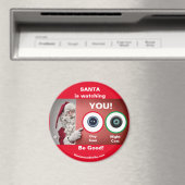 PÈRE NOËL VOUS regarde ! Magnet (In Situ (Lave-vaisselle))