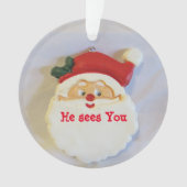 Père Noël Vous Voit Enfants Jouer Photo (devant)