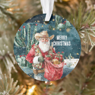 Père Noël Western Cowboy Noël
