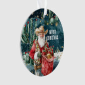 Père Noël Western Cowboy Noël (devant)