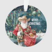 Père Noël Western Cowboy Noël (devant)