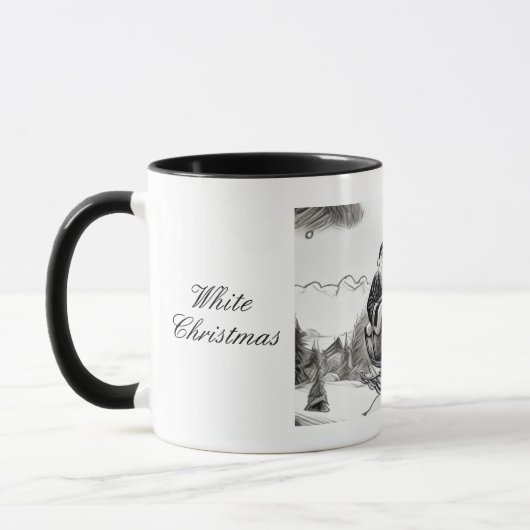 Père Noël White Christmas Mug (Gauche)