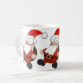 Père Noël White Coffee Mug (Devant gauche)