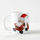 Père Noël White Coffee Mug (Gauche)