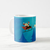Père Noël Winter Scene Mug (Devant gauche)