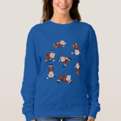 père Noël Yoga Christmas Jumper Sweatshirt (Devant)