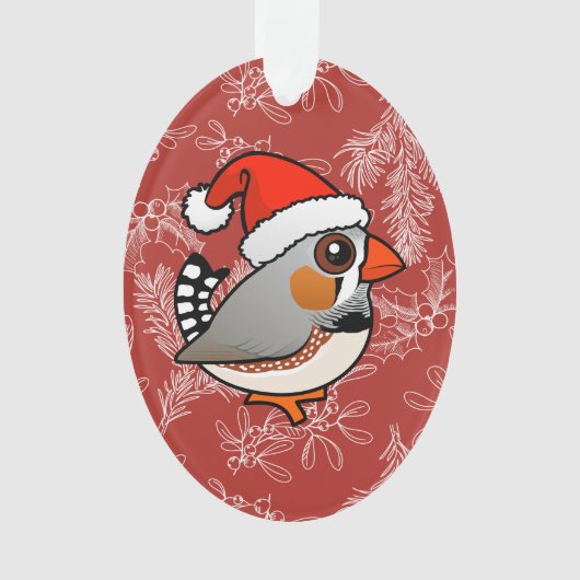 Père Noël Zebra Finch (devant)