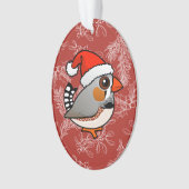 Père Noël Zebra Finch (devant)