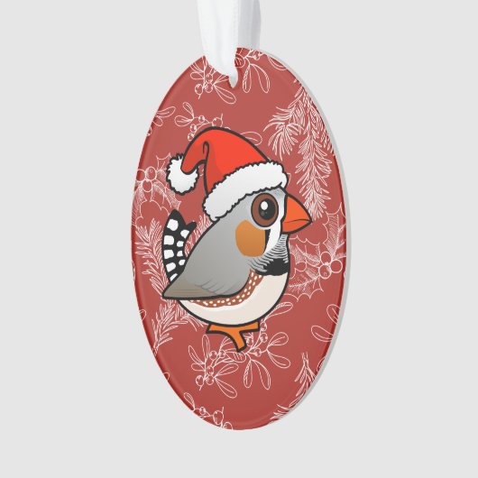 Père Noël Zebra Finch (devant)